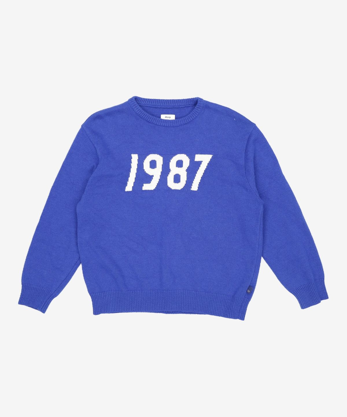 엠엠엘지(MMLG) [Mmlg] 1987 KNIT (INTARSIA) (FISH BLUE) S