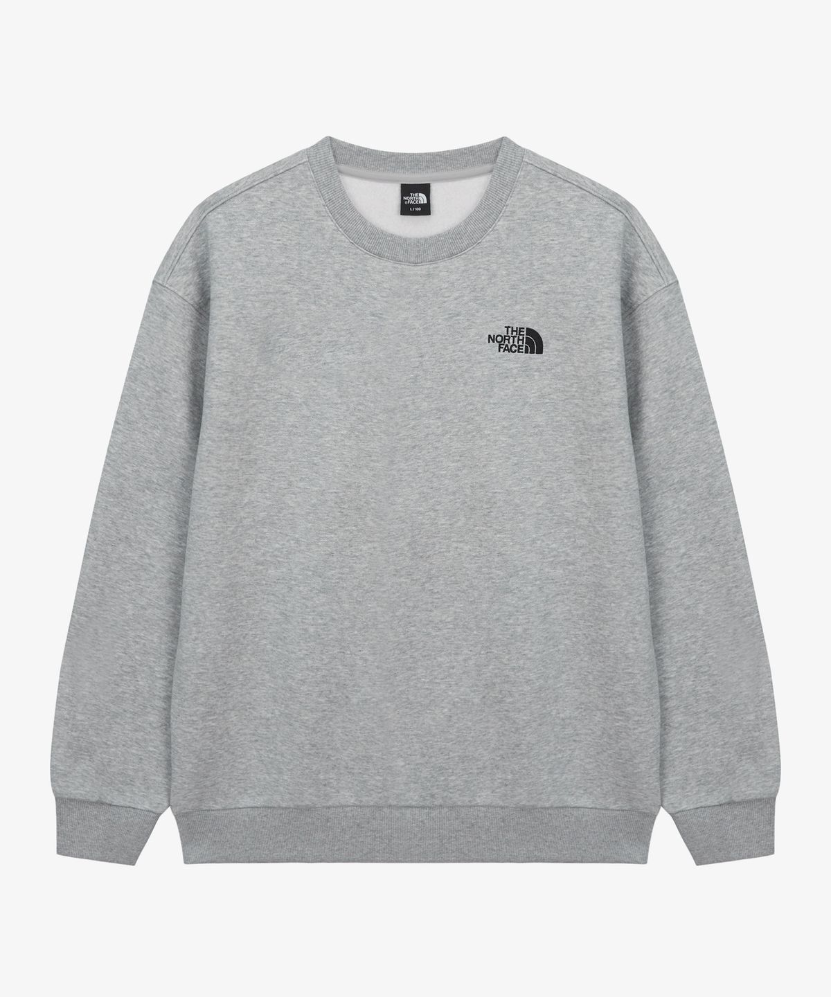 노스페이스(THE NORTH FACE) NM5MS54A 남성 코어 브러시드 스웻셔츠 MELANGE GREY