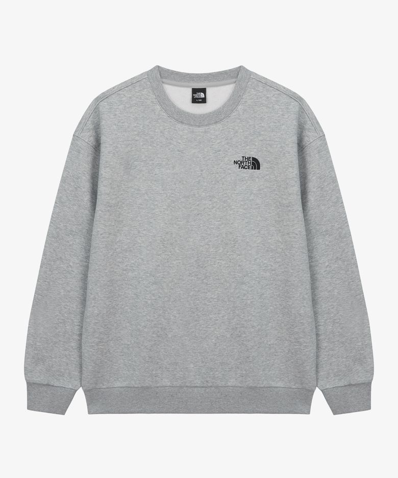 NM5MS54A 남성 코어 브러시드 스웻셔츠 MELANGE GREY