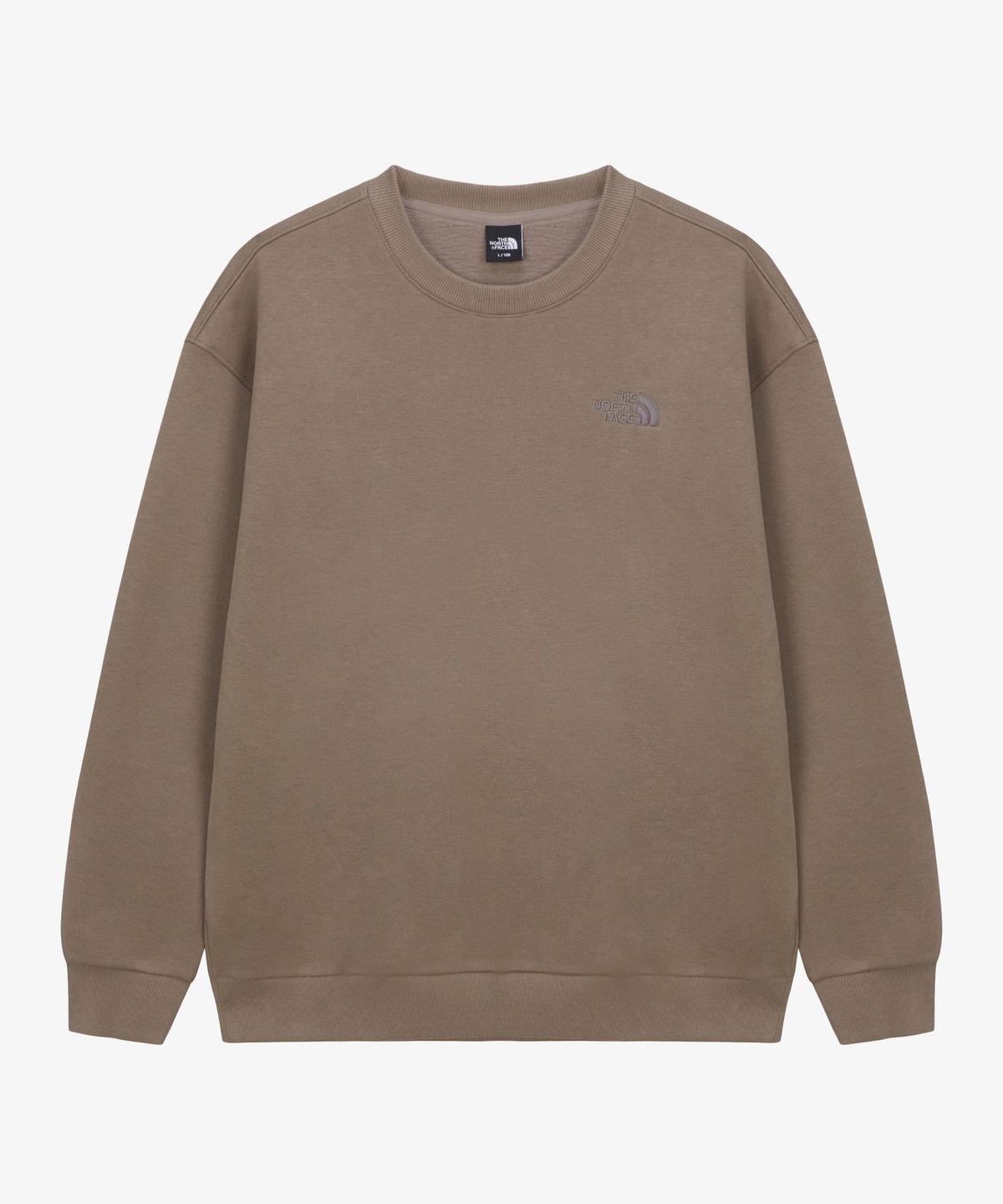 노스페이스(THE NORTH FACE) NM5MS54C 남성 코어 브러시드 스웻셔츠 DARK BEIGE