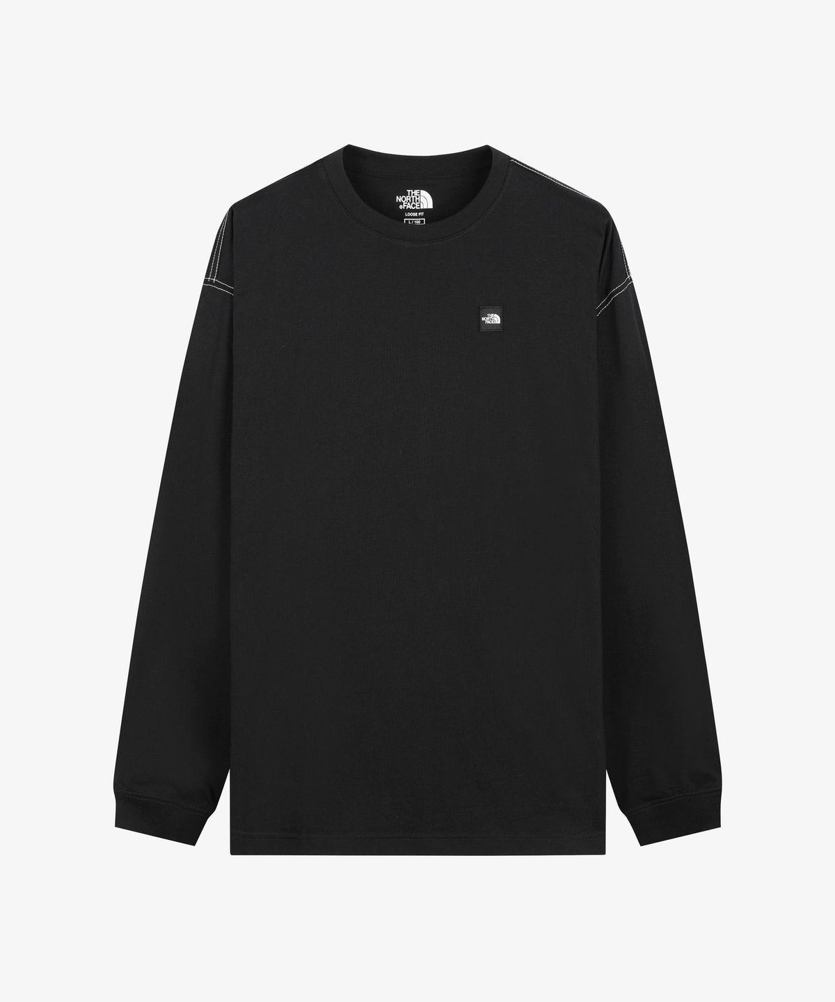 노스페이스(THE NORTH FACE) NT7TS50J 에센셜 긴팔 티셔츠 BLACK