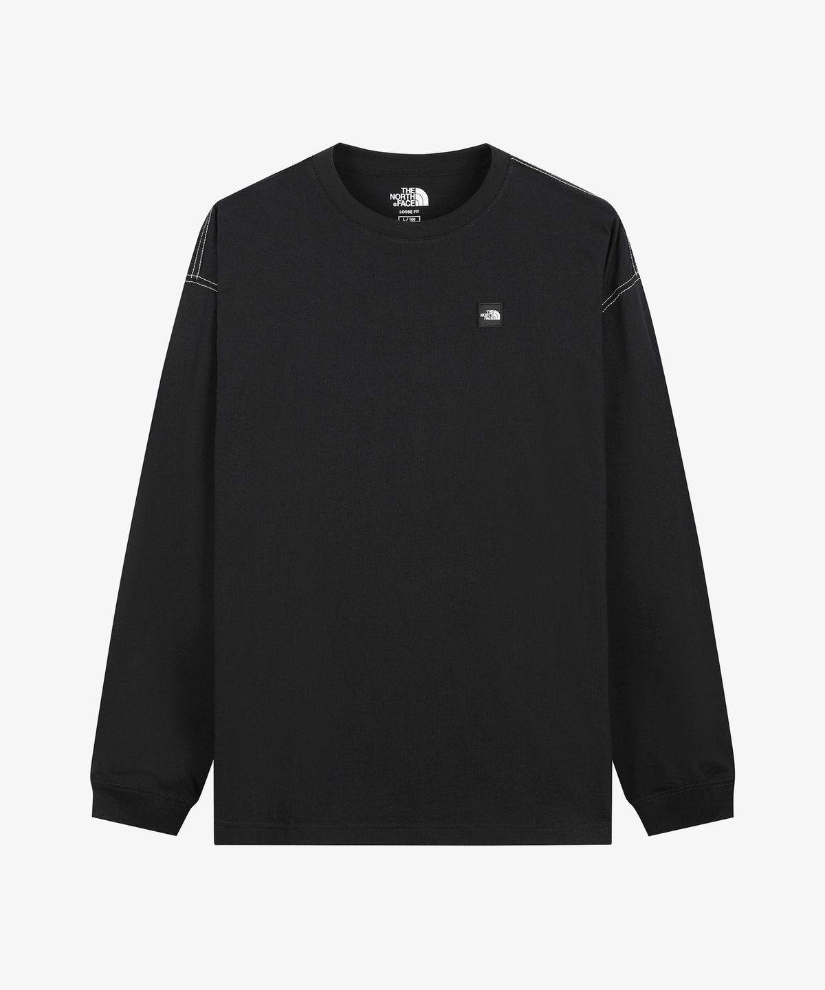 노스페이스(THE NORTH FACE) NT7TS50J 에센셜 긴팔 티셔츠 BLACK