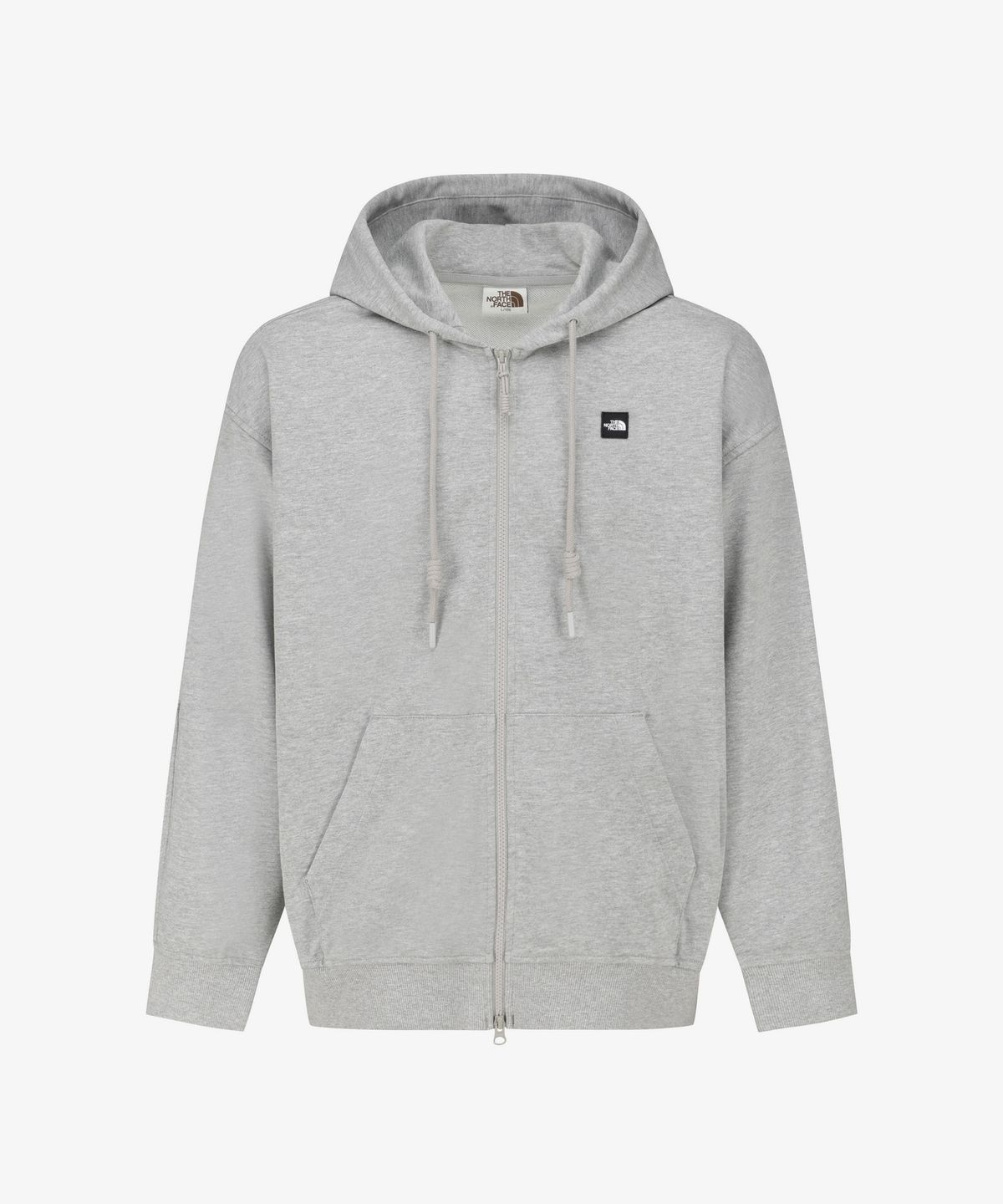노스페이스(THE NORTH FACE) NJ5JS50K 화이트라벨 후드 집업 MELANGE GREY