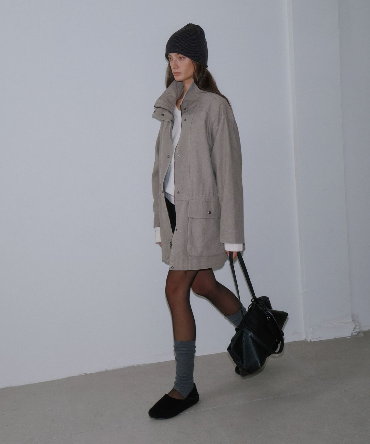 가더(GARDER) Pone Cotton Jumper (Brown)