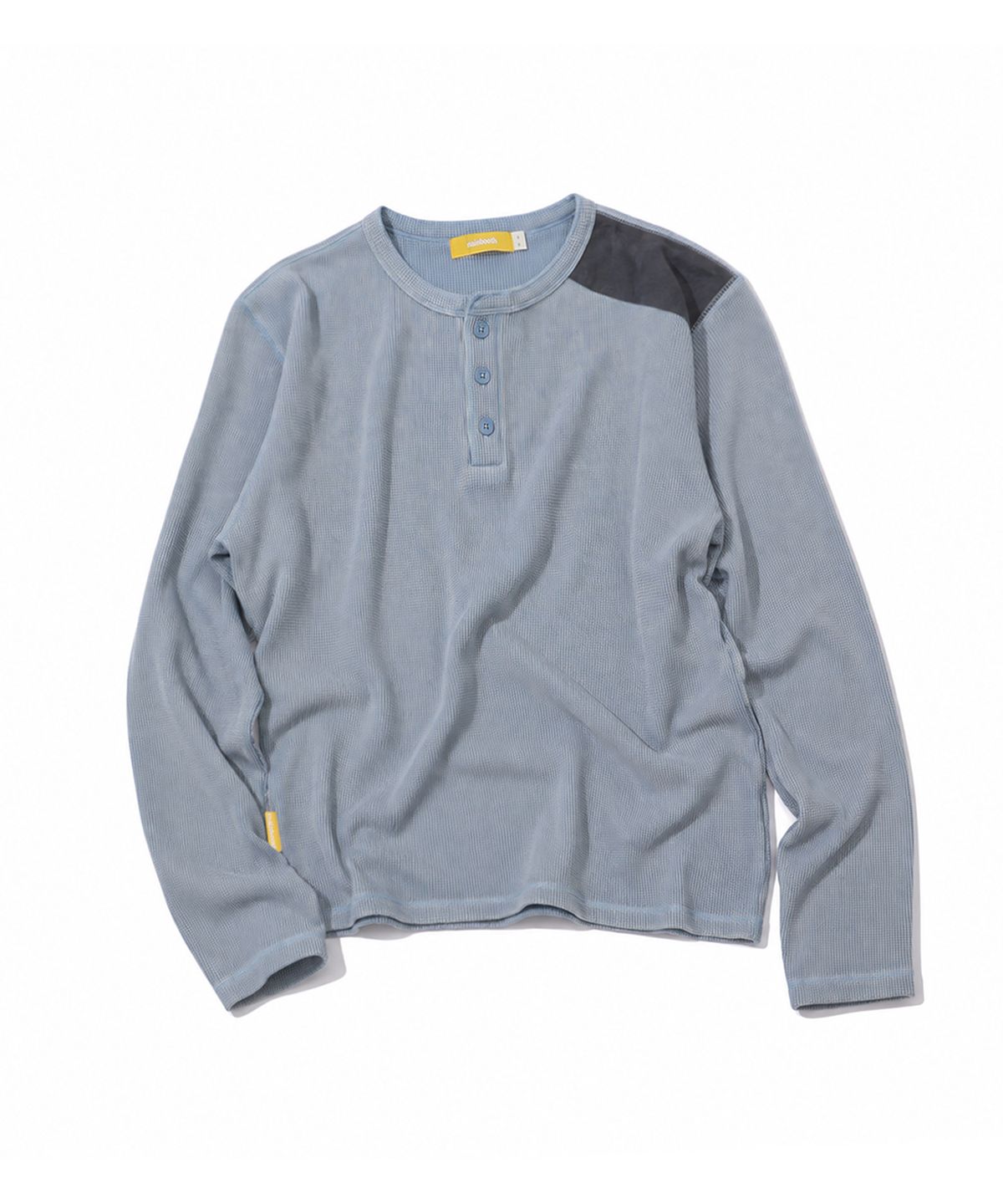 메인부스(MAINBOOTH) Washed Henley T-shirt(SKY BLUE)