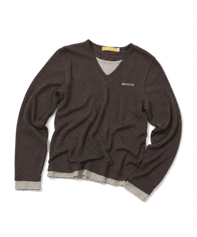 Comfort Layered Sweater(BROWN)