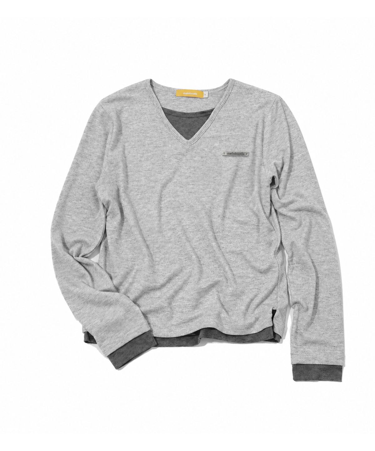 메인부스(MAINBOOTH) Comfort Layered Sweater(GRAY)