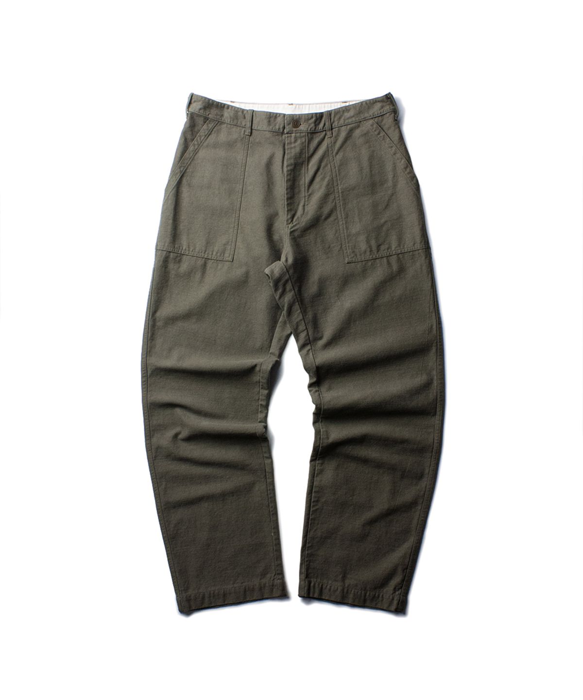 더 레스큐(THE RESQ) COTTON SLUB KILROY PANTS [OLIVE DRAB]