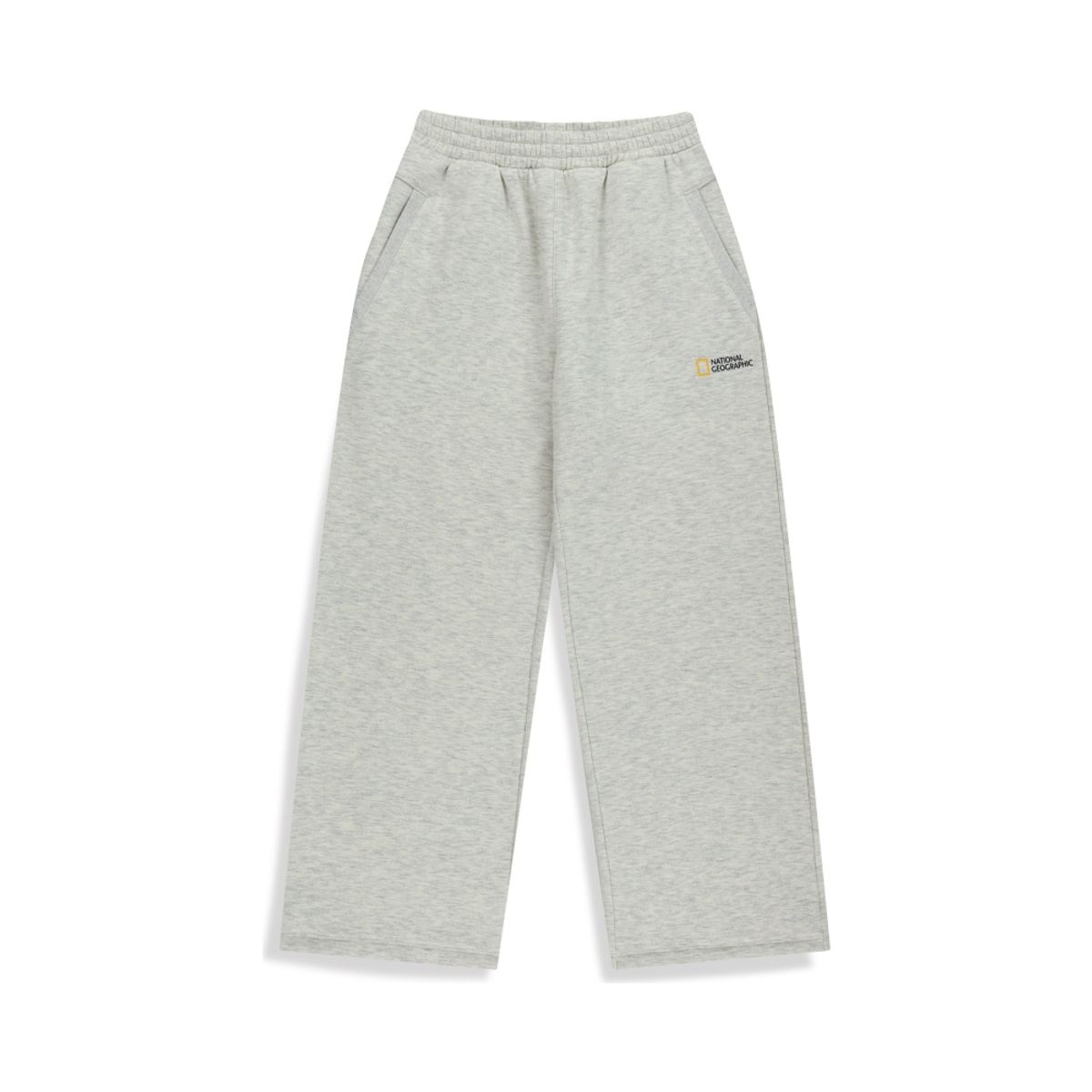 내셔널지오그래픽 키즈(NATIONAL GEOGRAPHIC KIDS) K254UPT020 루즈핏 니트 트레이닝 팬츠 (기모) OATMEAL