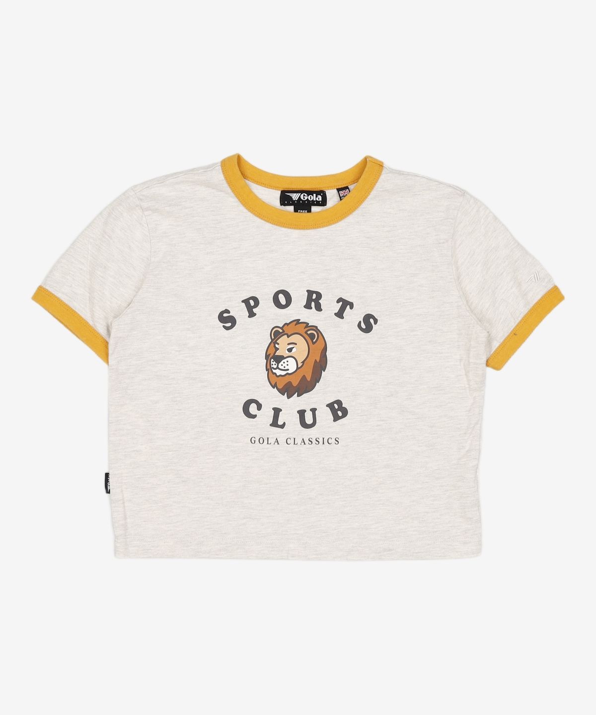 골라(GOLA) RETRO LION T-SHIRT [OATMEAL] FREE