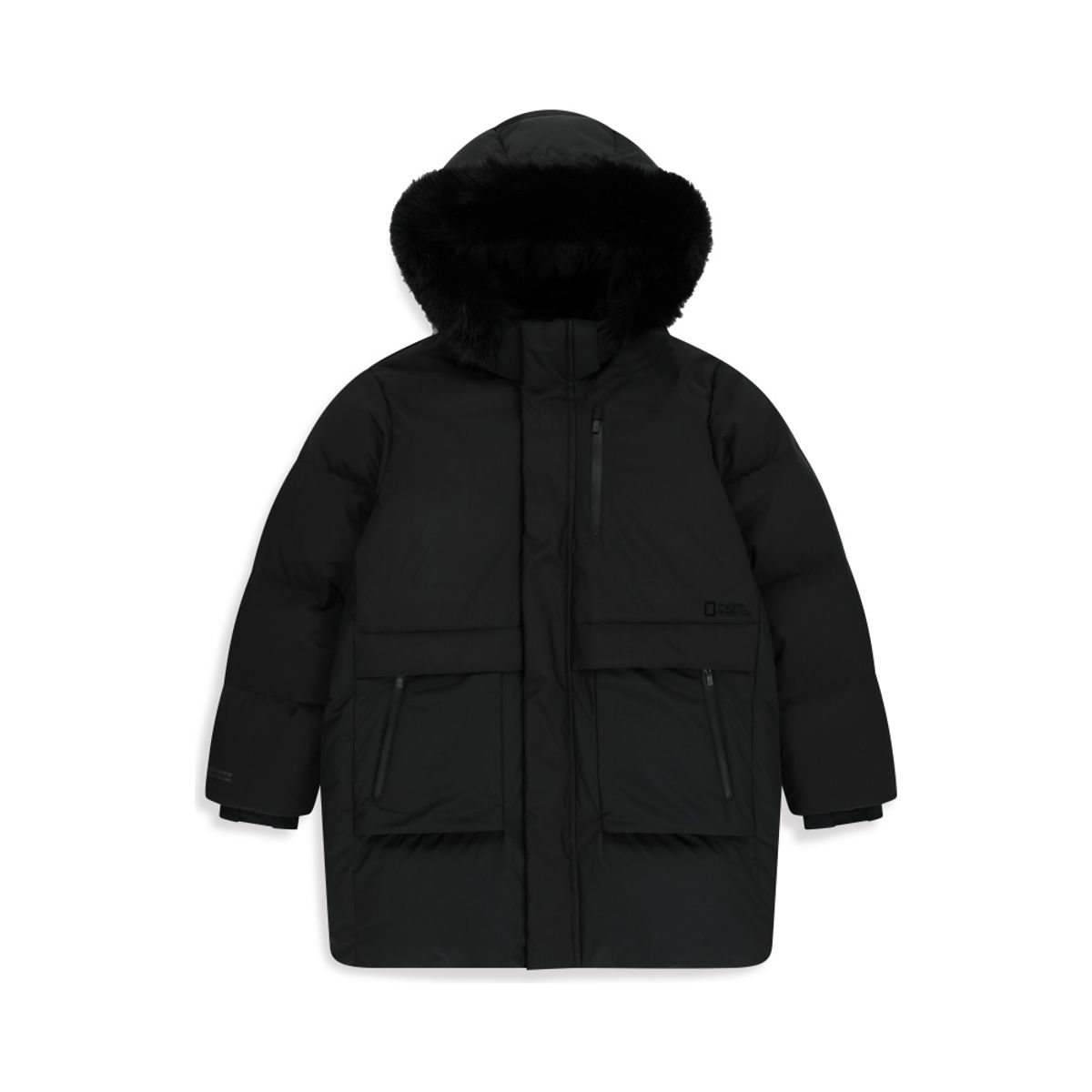 내셔널지오그래픽 키즈(NATIONAL GEOGRAPHIC KIDS) K254UDW350 [GORE-TEX] 아틀라스 롱 구스 다운 점퍼 CARBON BLACK