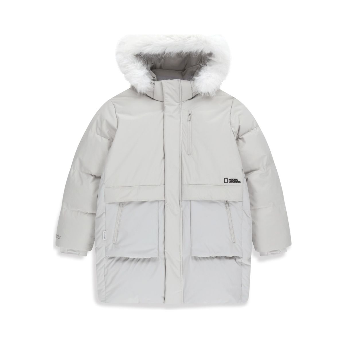 내셔널지오그래픽 키즈(NATIONAL GEOGRAPHIC KIDS) K254UDW350 [GORE-TEX] 아틀라스 롱 구스 다운 점퍼 L/GREY
