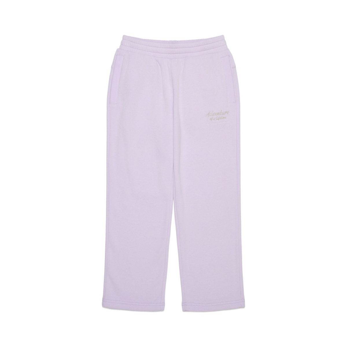 내셔널지오그래픽 키즈(NATIONAL GEOGRAPHIC KIDS) K254GPT020 여아 일자핏 니트 트레이닝 팬츠 (융기모) LAVENDER