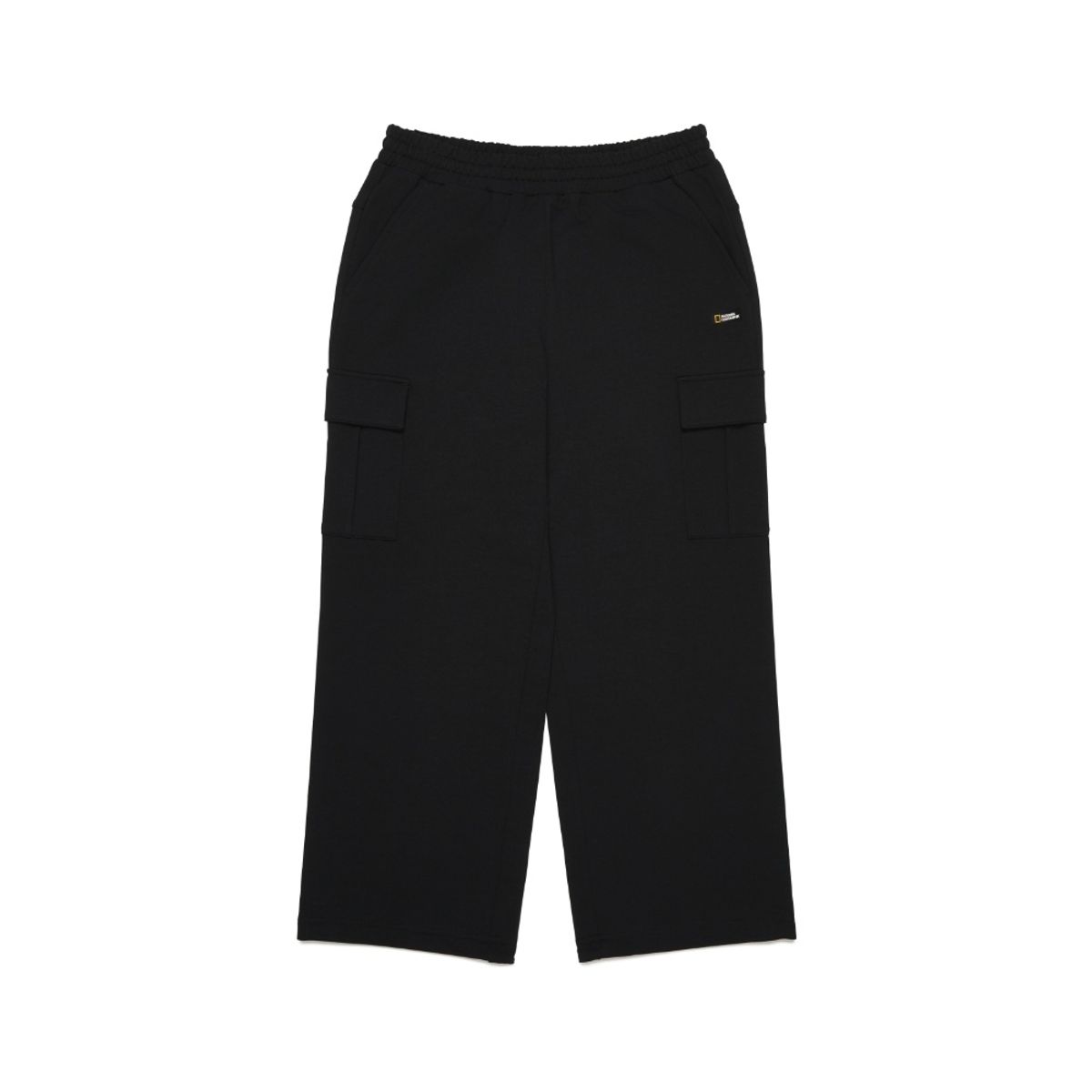 내셔널지오그래픽 키즈(NATIONAL GEOGRAPHIC KIDS) K253UPT050 루즈핏 니트 트레이닝 팬츠 CARBON BLACK