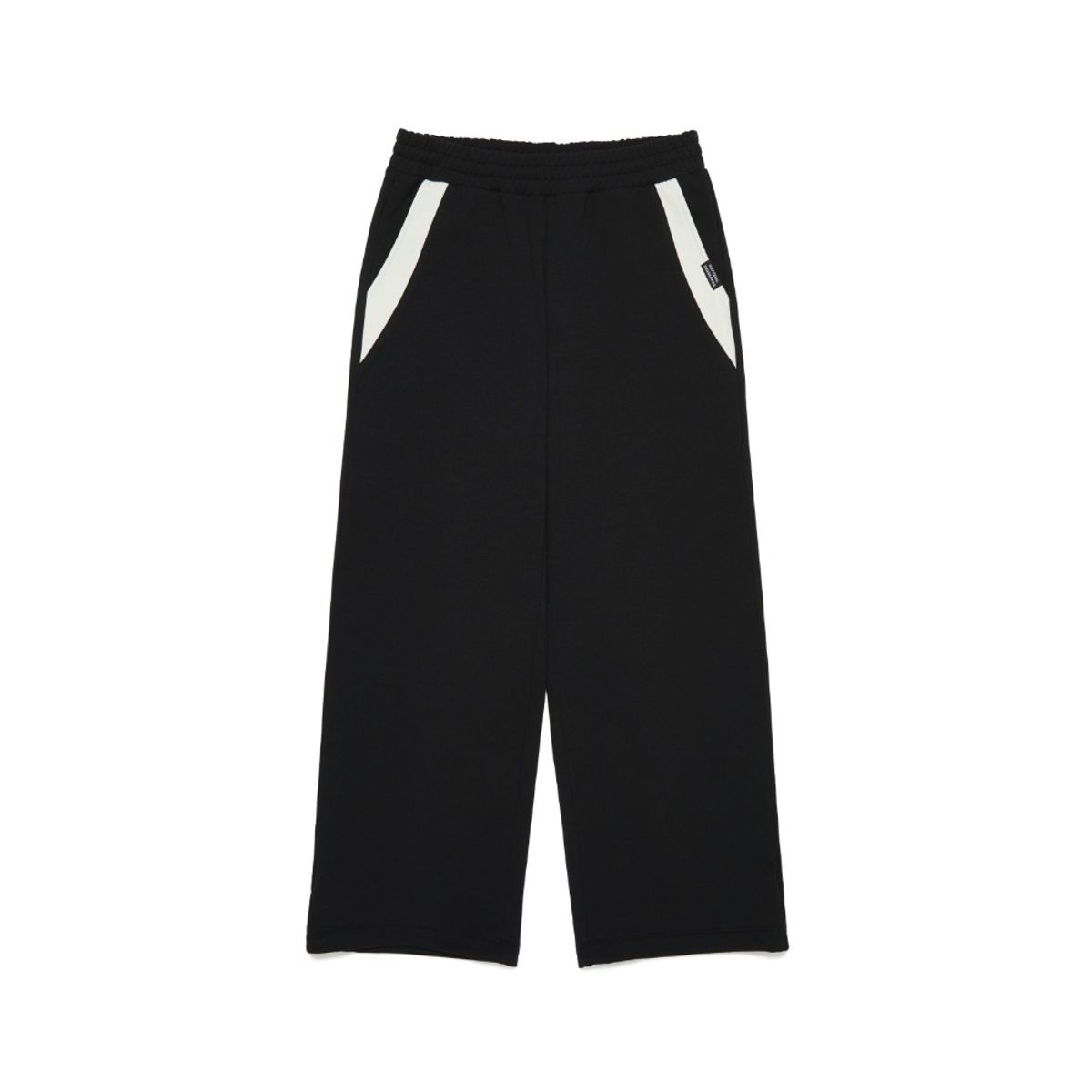 내셔널지오그래픽 키즈(NATIONAL GEOGRAPHIC KIDS) K253GPT010 와이드핏 니트 트레이닝 팬츠 CARBON BLACK