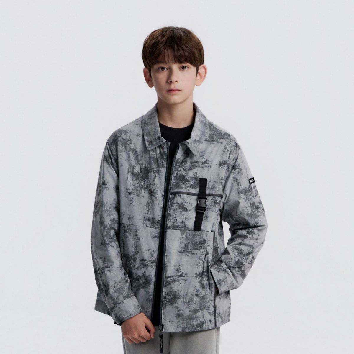 내셔널지오그래픽 키즈(NATIONAL GEOGRAPHIC KIDS) K253USH210 어드벤처 셔켓 D/GREY