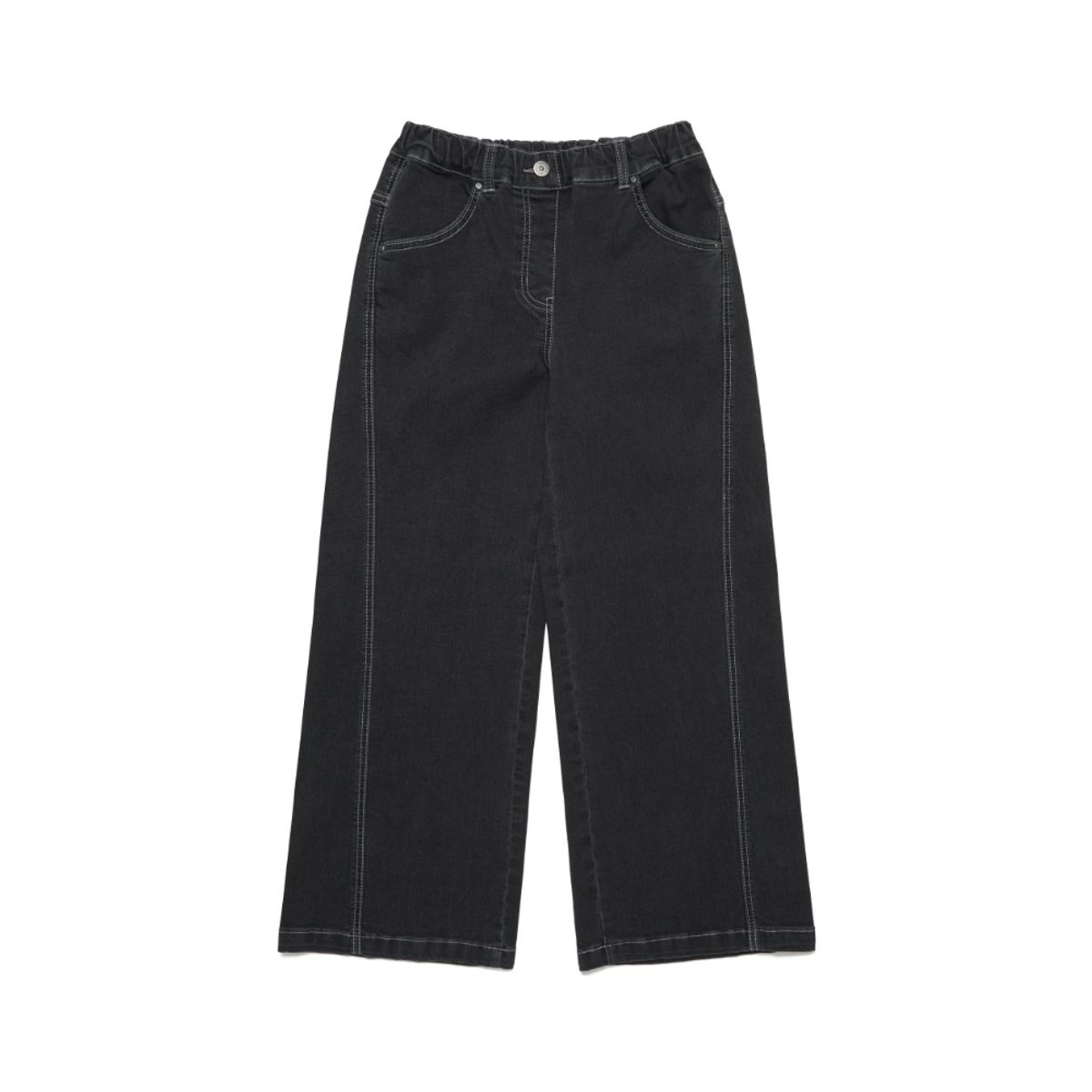 내셔널지오그래픽 키즈(NATIONAL GEOGRAPHIC KIDS) K253GPT020 와이드핏 데님 팬츠 GREY