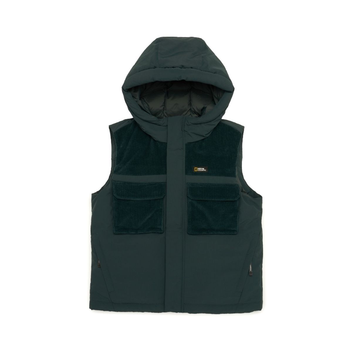 내셔널지오그래픽 키즈(NATIONAL GEOGRAPHIC KIDS) K244UDV030 HOLIDAY 다운 베스트 DGREEN