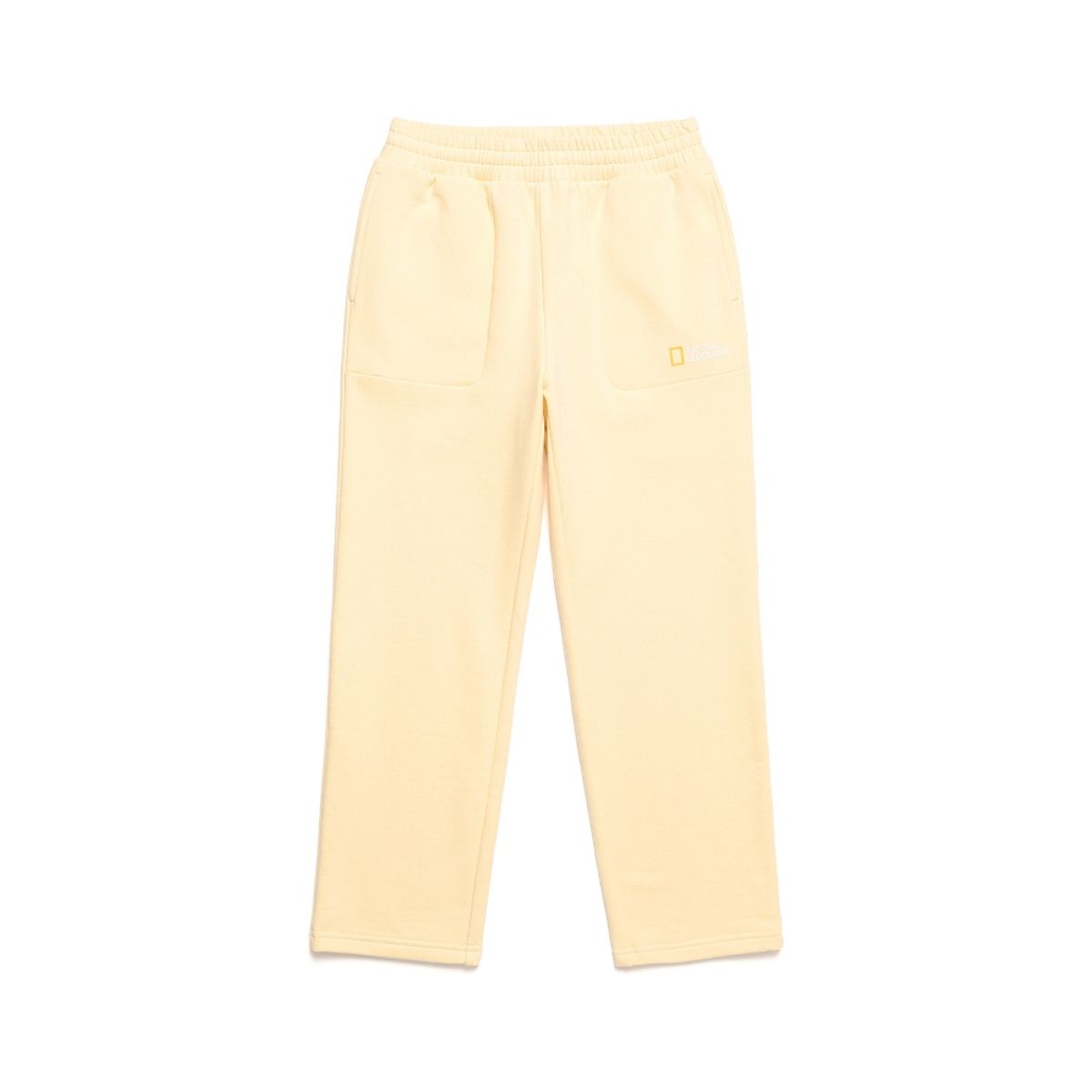 내셔널지오그래픽 키즈(NATIONAL GEOGRAPHIC KIDS) K244GPT020 니트 트레이닝 팬츠 (기모) CREAM