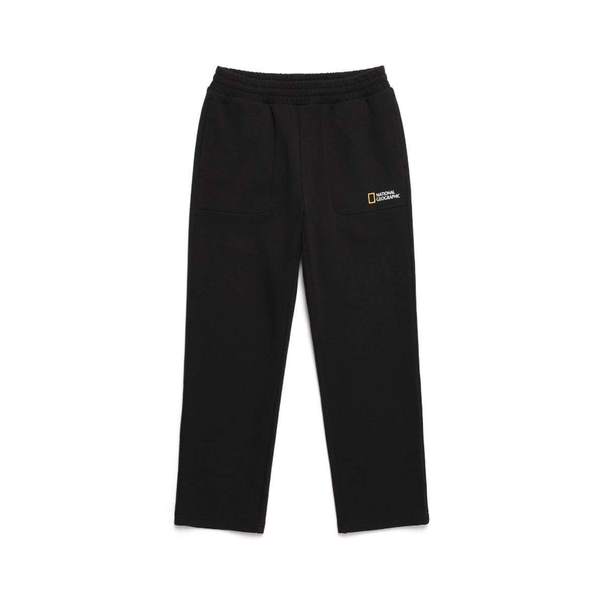 내셔널지오그래픽 키즈(NATIONAL GEOGRAPHIC KIDS) K244GPT020 니트 트레이닝 팬츠 (기모) CARBONBLACK