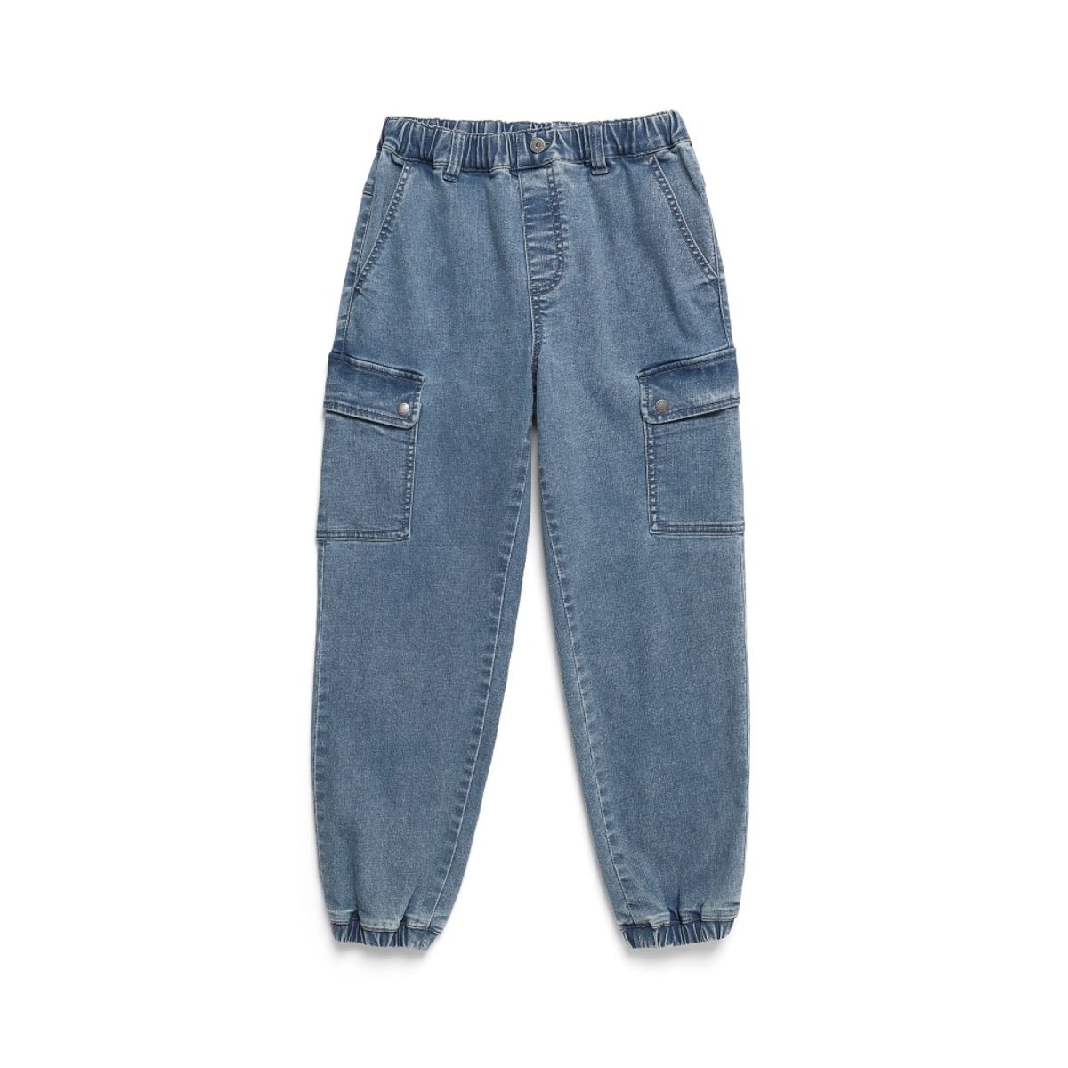내셔널지오그래픽 키즈(NATIONAL GEOGRAPHIC KIDS) K243UPT020 데님 조거 팬츠 BLUE