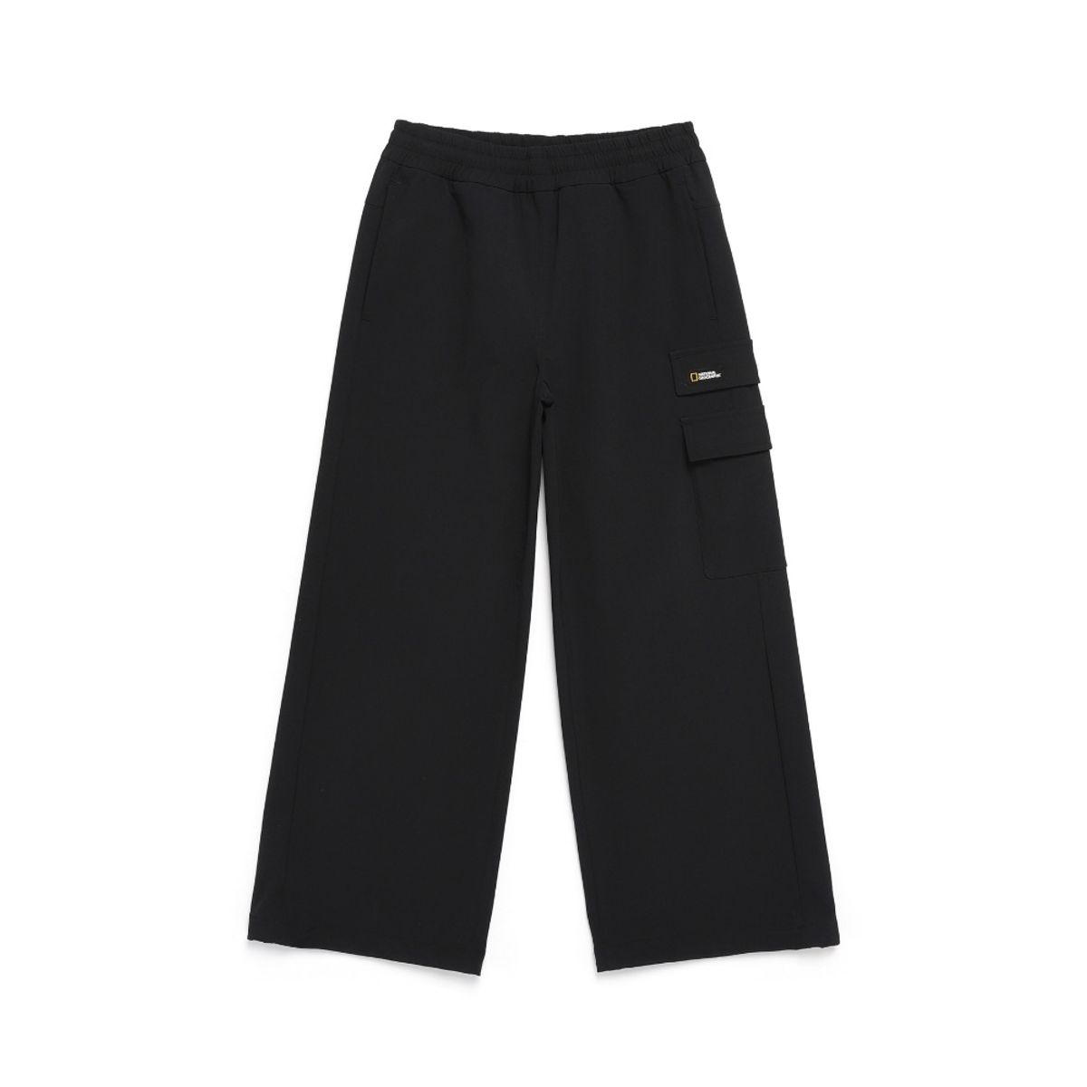 내셔널지오그래픽 키즈(NATIONAL GEOGRAPHIC KIDS) K243GPT040 판테라 우븐 와이드핏 트레이닝 팬츠 CARBONBLACK