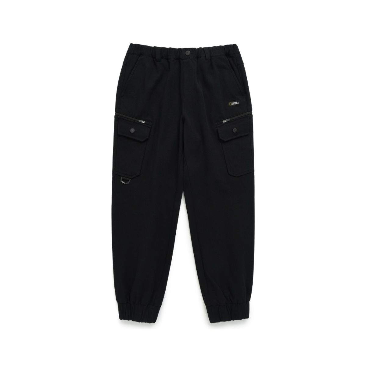 내셔널지오그래픽 키즈(NATIONAL GEOGRAPHIC KIDS) K234UPT210 어드벤처 카고 컴포터블 조거(기모) CARBONBLACK