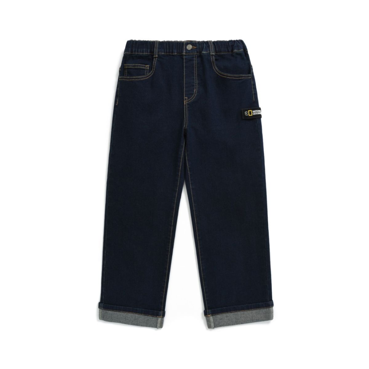 내셔널지오그래픽 키즈(NATIONAL GEOGRAPHIC KIDS) K233UPT150 베이직 데님 팬츠 NAVY