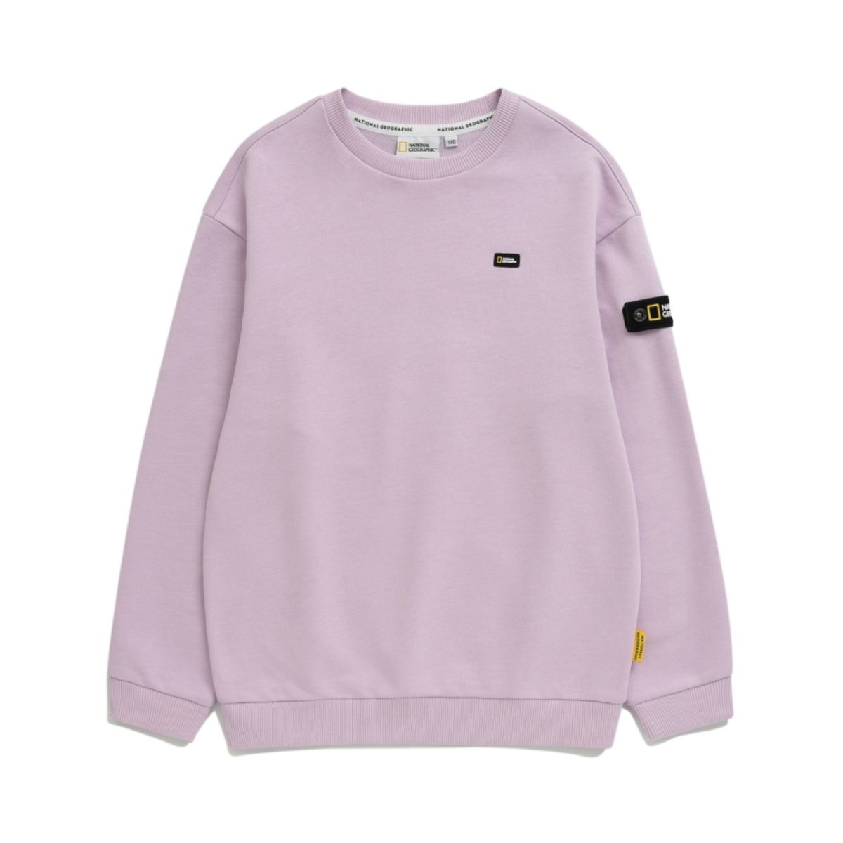 내셔널지오그래픽 키즈(NATIONAL GEOGRAPHIC KIDS) K233USW080 시즌컨셉 맨투맨 LAVENDER