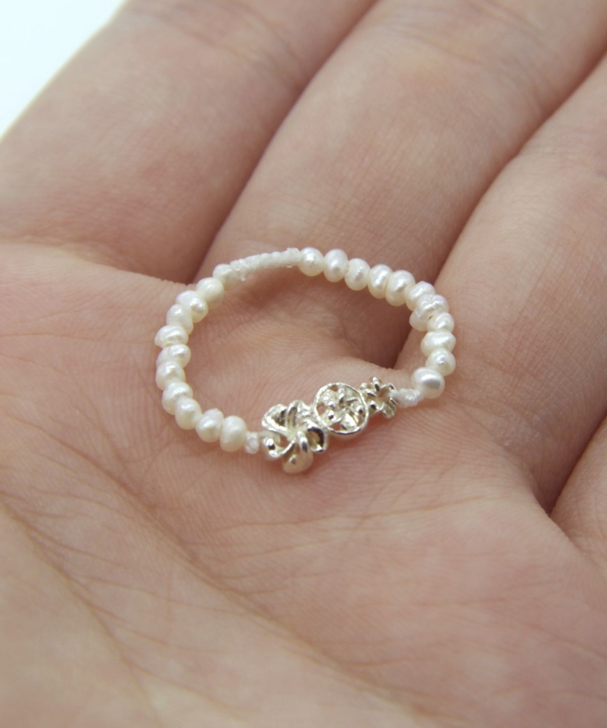 최창남메이드(CCNMADE) Plumeria Pearl Ring2 플루메리아 진주 반지 2