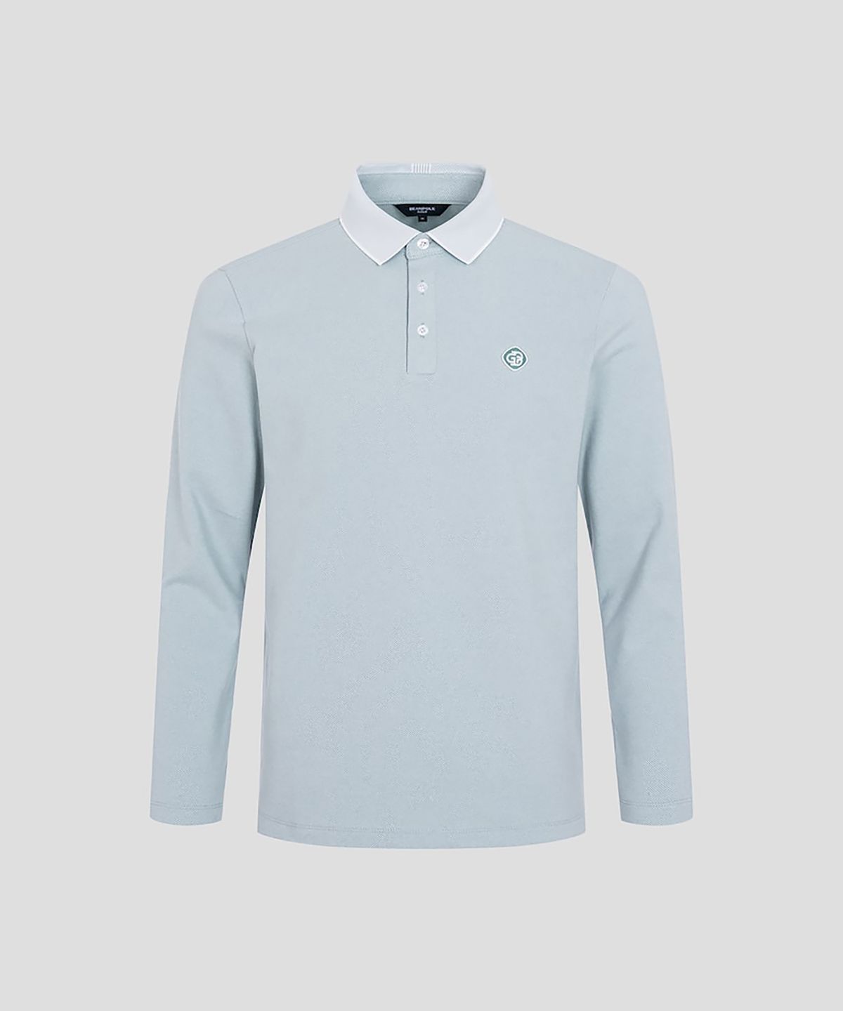 빈폴골프(BEANPOLE GOLF) 남성 약기모 솔리드 라이크 티셔츠  라이트 그린
