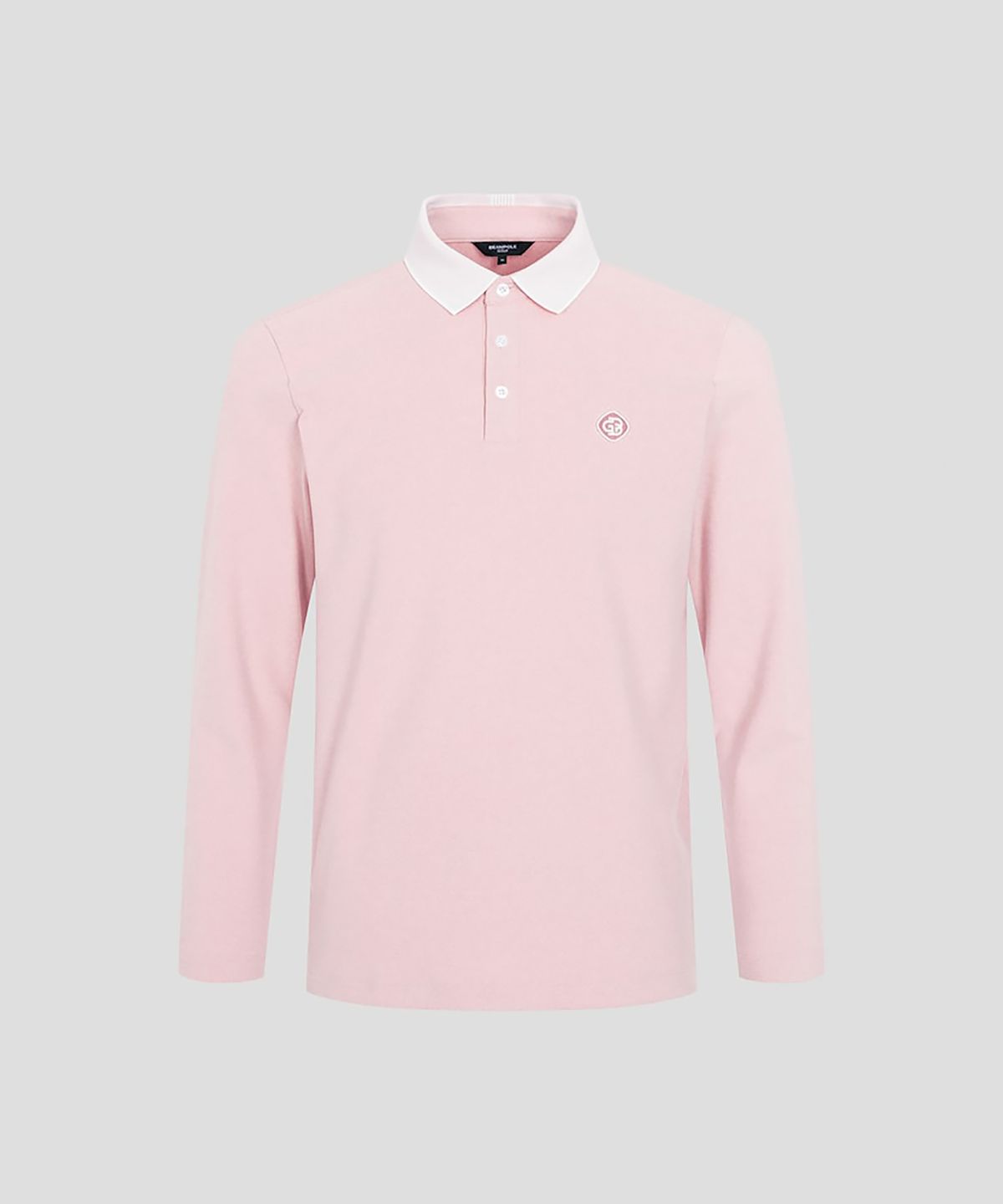 빈폴골프(BEANPOLE GOLF) 남성 약기모 솔리드 라이크 티셔츠  핑크