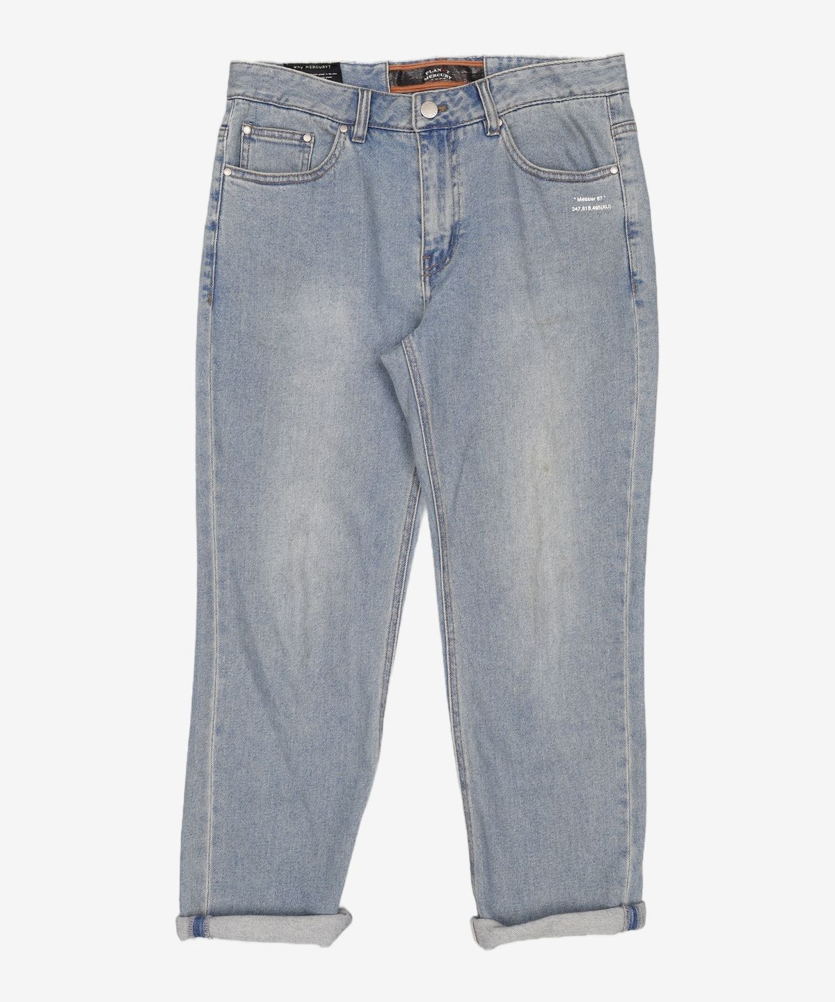 플래닛머큐리(PLANET MERCURY) Regular Denim Trousers 81