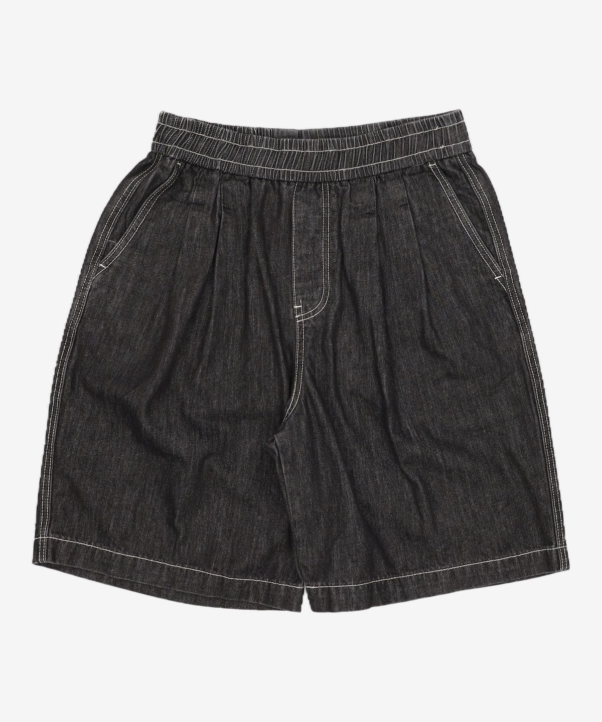 스파오(SPAO) (시티보이) 유니 오버핏 데님 쇼츠_SPTND24C91 S