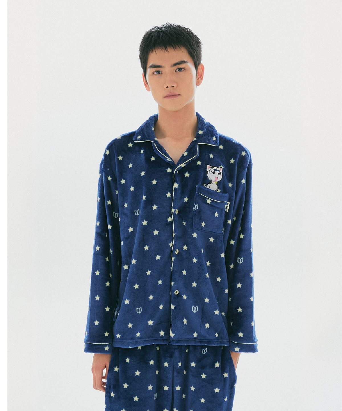 스파오(SPAO) [개구리 중사 케로로] 수면 파자마(Navy)_SPPPG4VU12