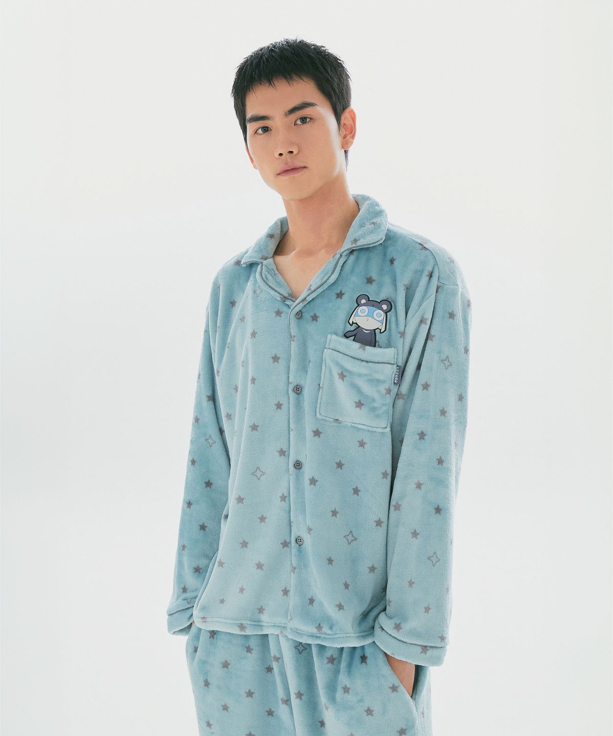 스파오(SPAO) [개구리 중사 케로로] 수면 파자마(Light Blue)_SPPPG4VU12