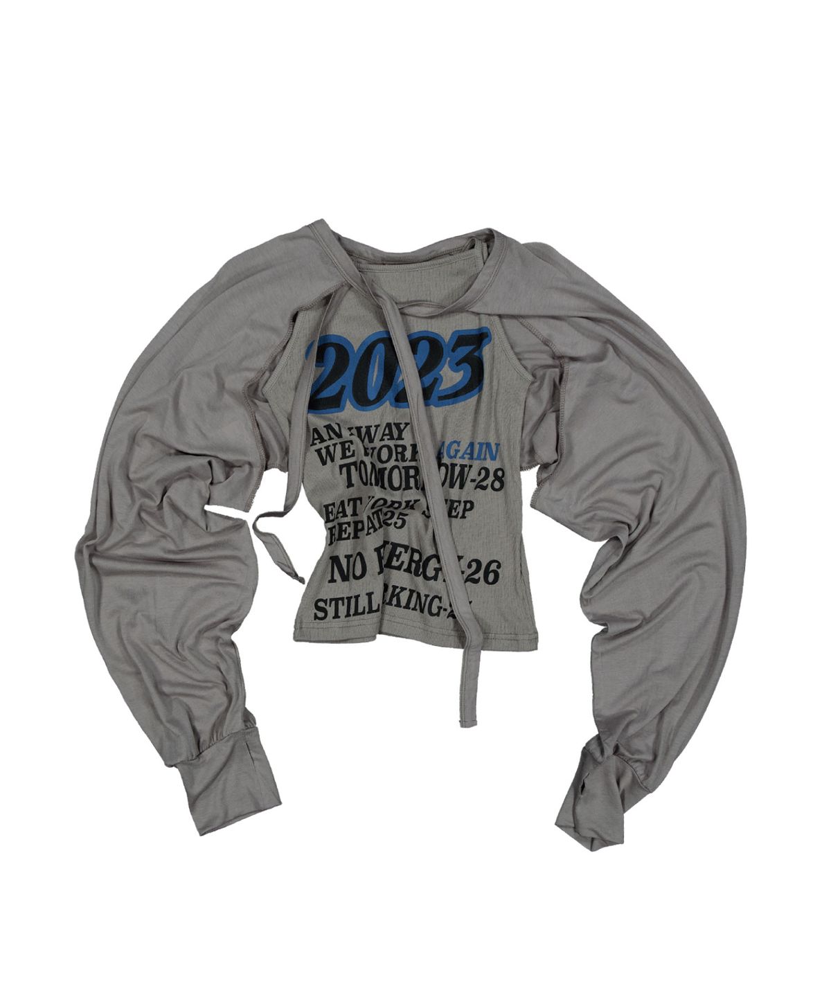 캐주얼 매뉴얼(KASUAL MANUAL) SEE YOU TOMORROW BOLERO SET-Taupe