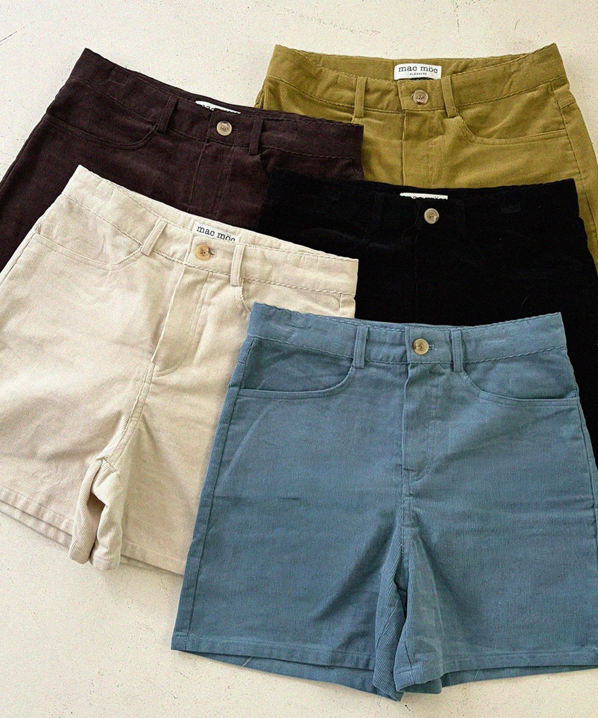마크모크(MAC MOC) Duei 듀이 코듀로이 하프 팬츠_5colors