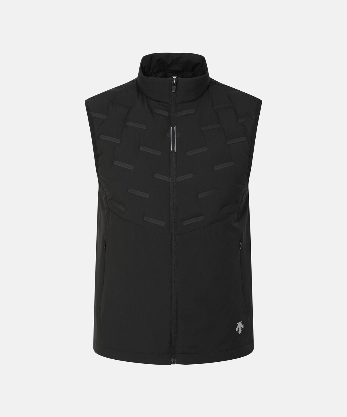 데상트(DESCENTE) 윈터 트랙 런 하이브리드 패딩 베스트 블랙 SR423RPVO1