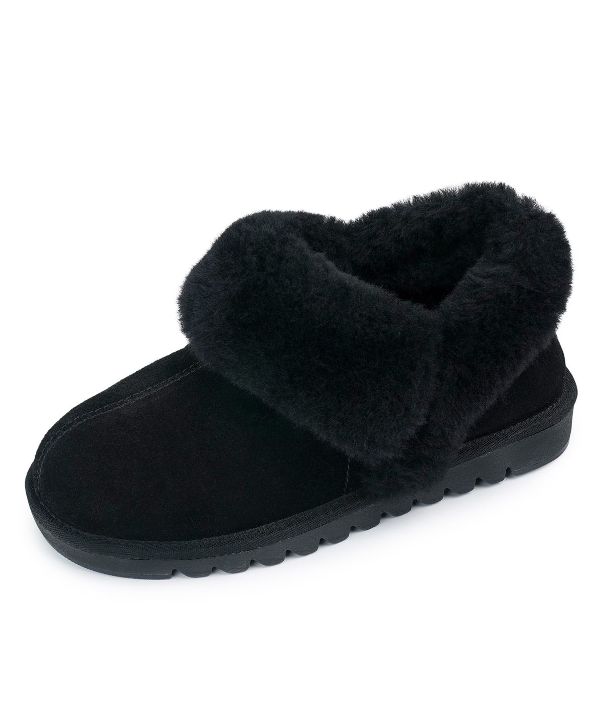 베어파우(BEARPAW) CAROLINE 양털슬립온 블랙 (K2922001RD-W)