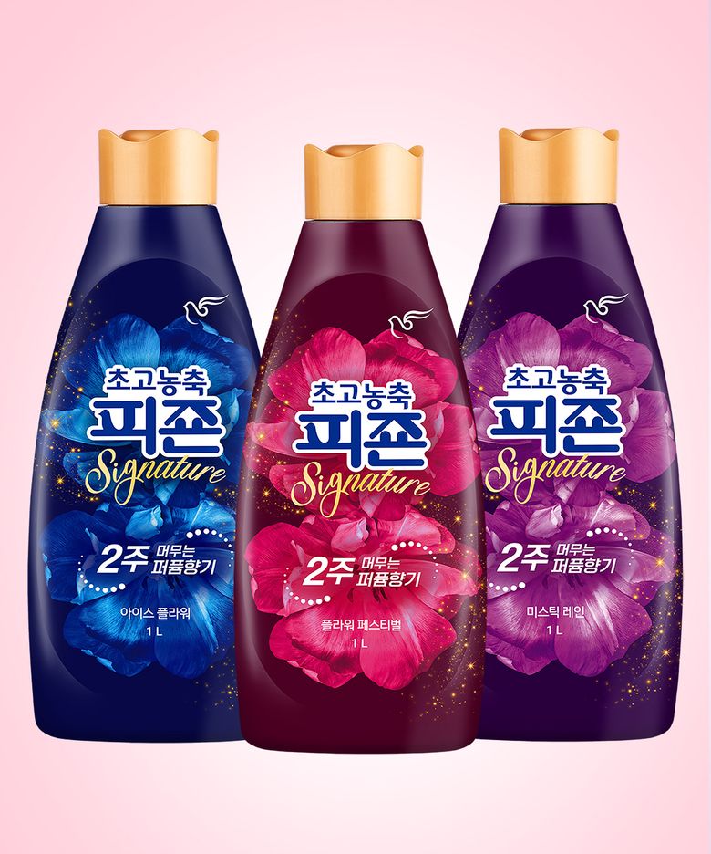 피죤 초고농축 5배 강화 섬유유연제 시그니처 1Lx3개