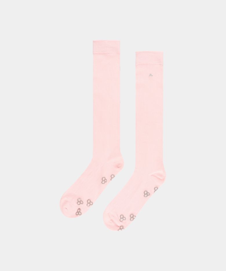 심볼 솔리드 양말 핑크