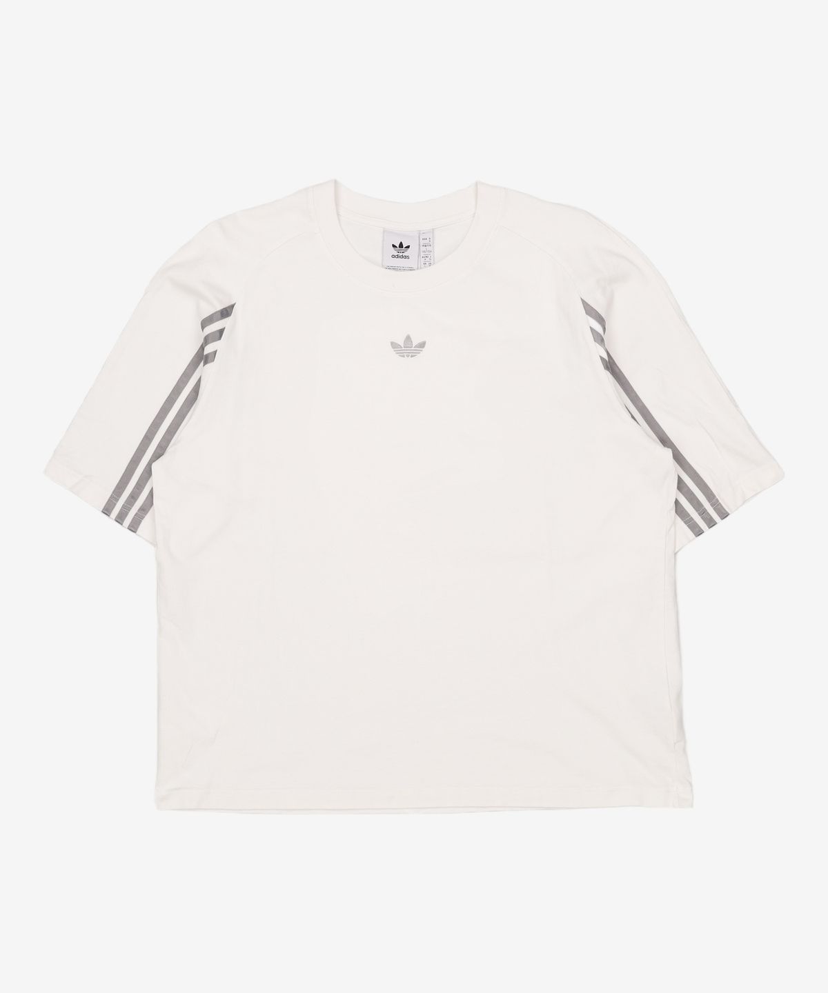 아디다스(ADIDAS) 래글런 커트라인 티 - 화이트 / IT7446 L