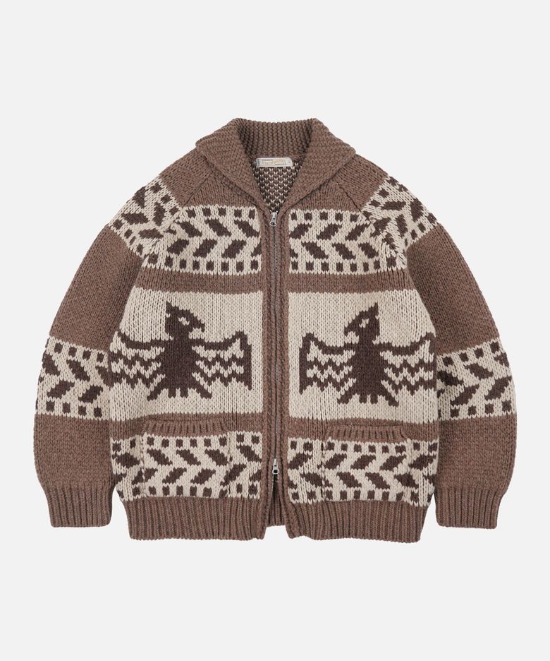 THUNDERBIRD HEAVY COWICHAN JACKET _ MOCHA