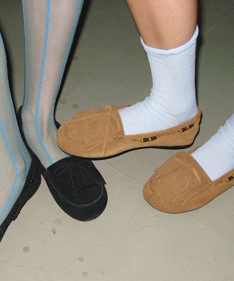 Almond 0061. Fringe Loafers - 3colors