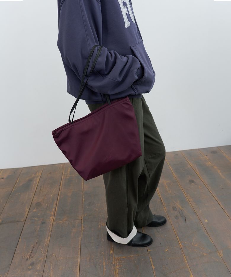 Easier color nylon tote bag - grape
