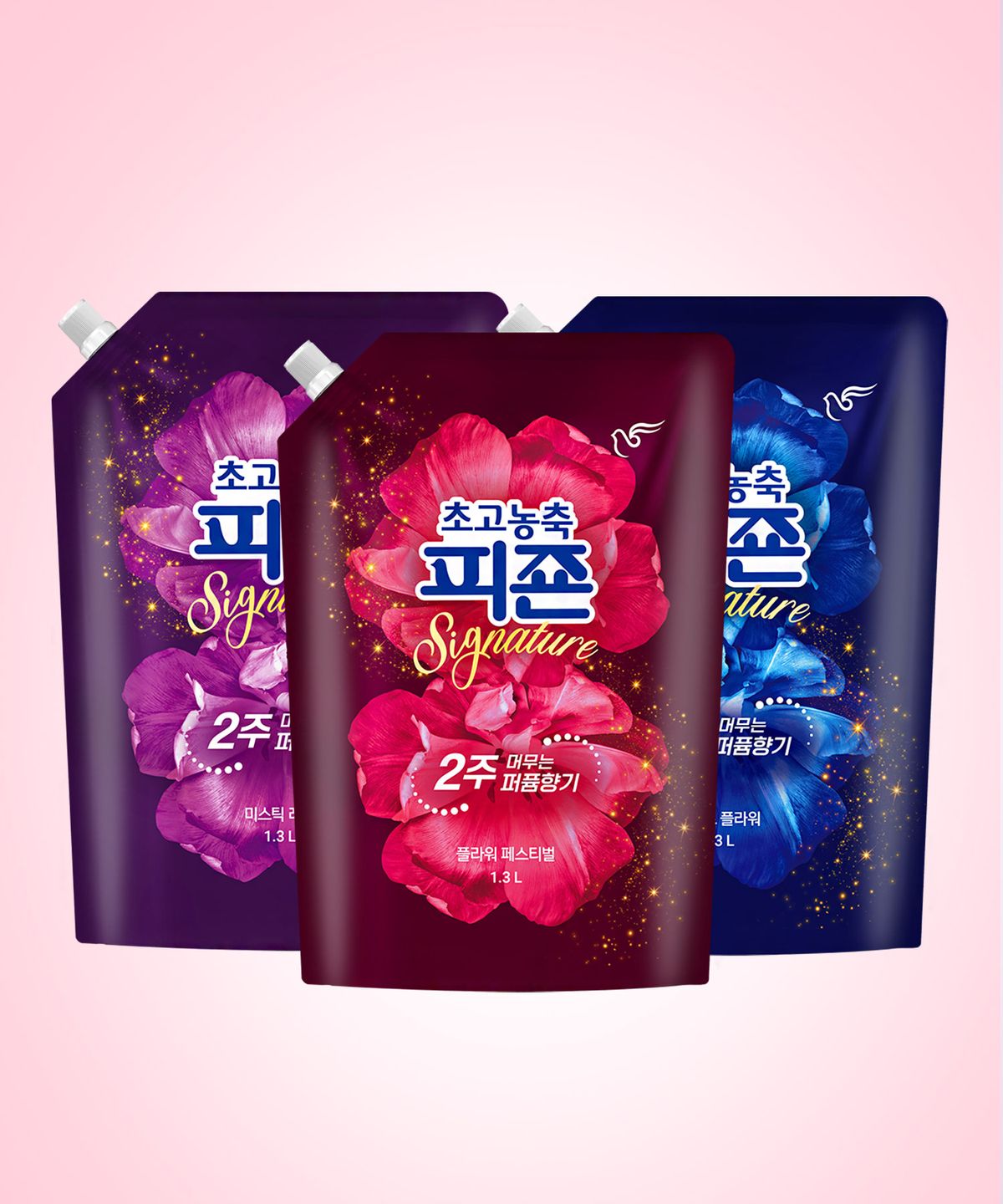 피죤(PIGEON) 피죤 초고농축 5배 강화 섬유유연제 시그니처 1.3Lx3개