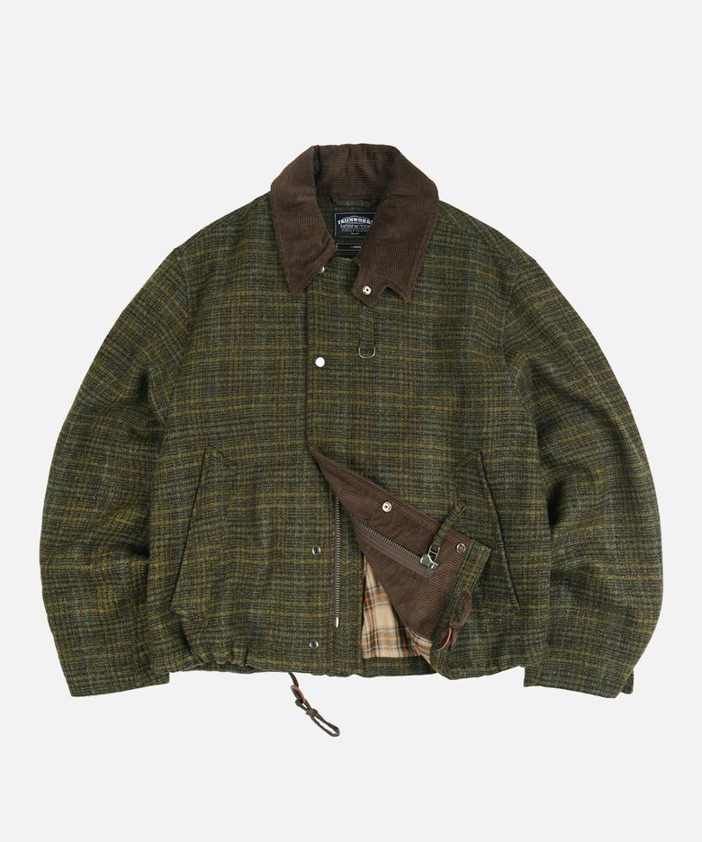 WOOL HERITAGE HUNTING JACKET _ SEAWEED