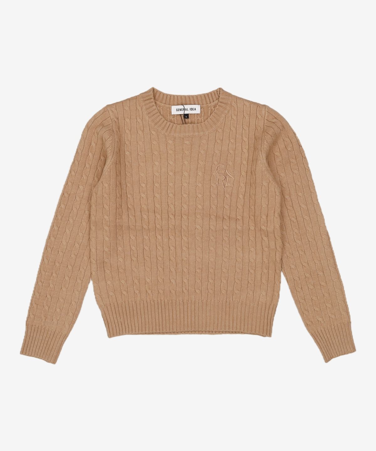 제너럴 아이디어(GENERAL IDEA) GNRL 케이블 풀오버 [BEIGE] / WBC3L05502 S