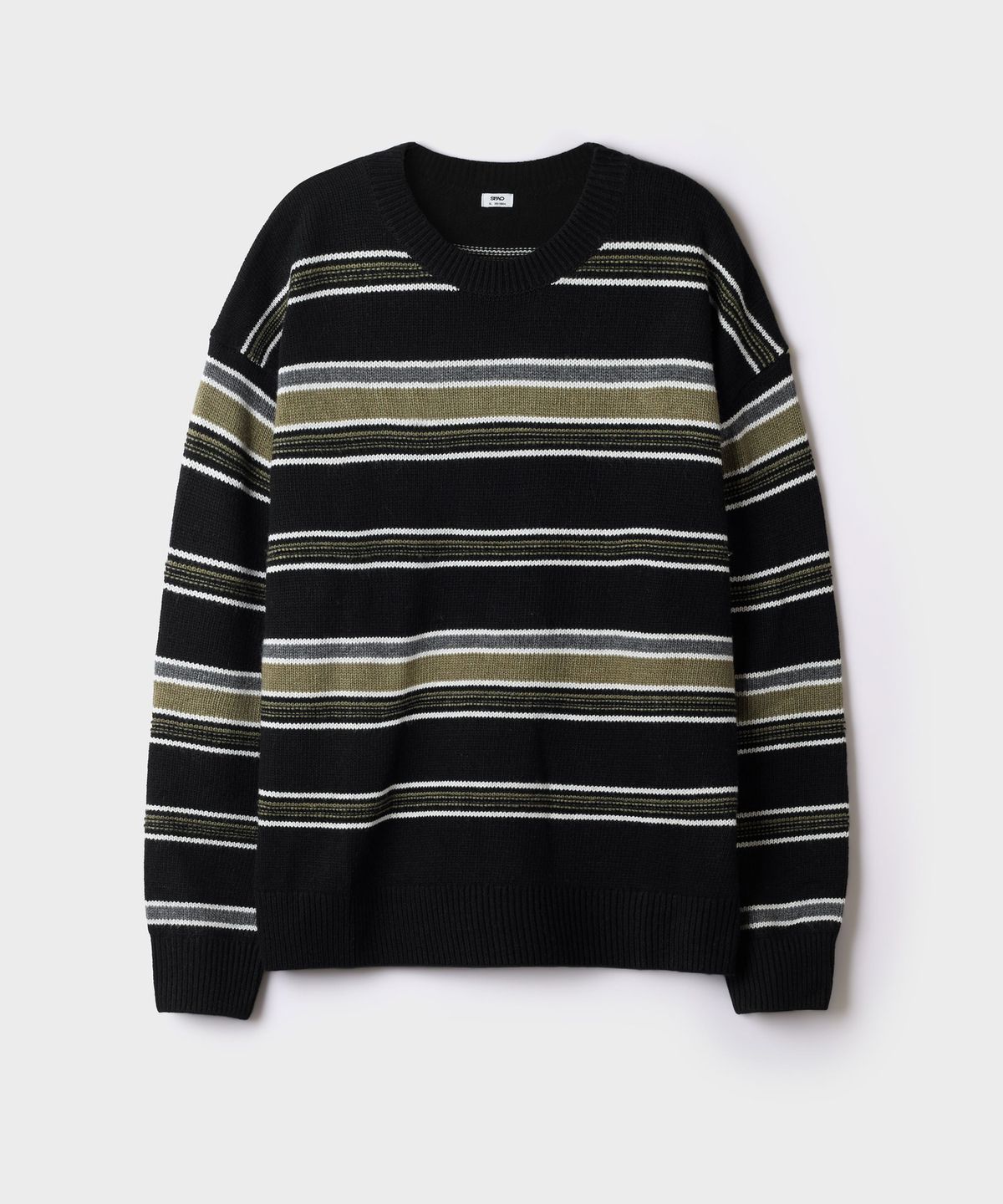 스파오(SPAO) [울블렌드] 라운드넥 스트라이프 스웨터_SPKWG4TC05